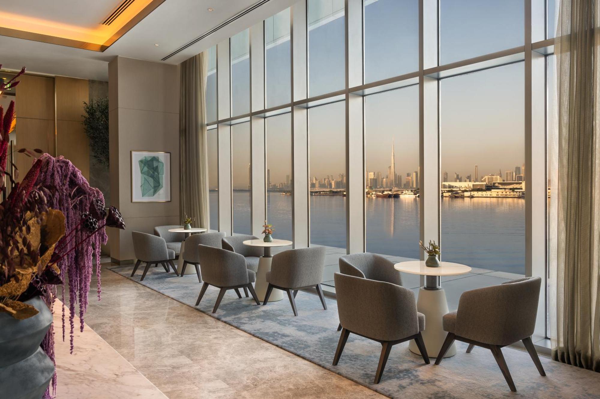 Address Creek Harbour Hotel Dubai Luaran gambar The Lounge at the airport